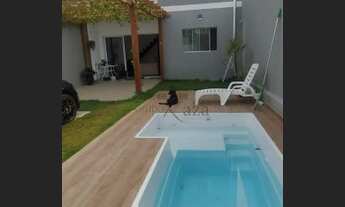 Imagem: Casa com ampla área de lazer no Villa Branca