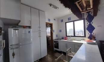 Imagem 6: Apartamento 3 suítes com vista 360° decoração impecável Tombo Guarujá SP