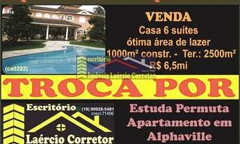 Imagem 1: Casa para Venda em Santana de Parnaíba, Alphaville, 6 dormitórios, 6 suítes, 10 banheiros