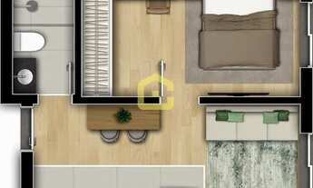 Imagem: Apartamento à venda 2 Quartos 1 Suite 1