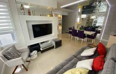 Imagem 6: Apartamento mobiliado com 3 dormitórios, sendo 1 suíte, 2 banheiros, 1 lavabo, sala de est