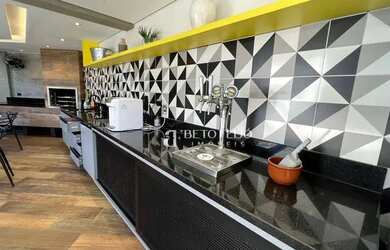 Imagem 4: Apartamento com 3 dormitórios para alugar, 110 m² por R$ 7.500,00/mês - Astúrias - Guarujá