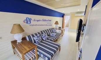 Imagem 4: Cobertura mobiliada vista mar e pé na areia no Porto das Dunas com 4 suítes