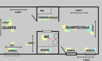 Imagem 4: KITnet Mobiliado de 30m² prox Av CPA Atras terra nova CBA