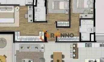 Imagem 3: Apartamento com 3 suítes, 154 m² à venda no bairro Bigorrilho