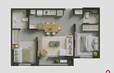 Imagem 3: Hello Vision - 59m² (02 Suítes) em Setor Aeroporto - Goiânia - GO