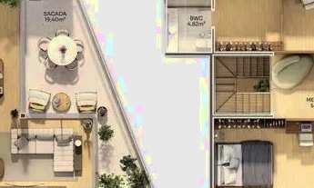 Imagem 4: Loft 3 Dormitórios para venda em Florianópolis - SC