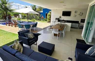 Imagem 6: Casa de Luxo em Guarajuba com 5 Suítes e Pé na Areia - VENDACasa Duplex de Alto Padrão no