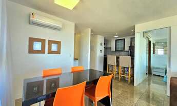 Imagem 7: Apart. mobiliado no Ed. Studio da Praia em Ponta Negra com vista mar, andar alto, lado som