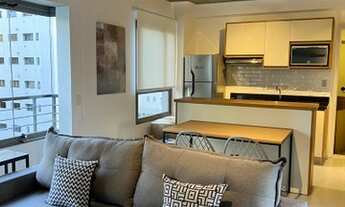 Imagem 2: Apartamento 48m2 com 1 dormitório, mobiliado completo, sem vaga