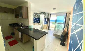 Imagem 2: Apartamento na orla da Praia Grande, vista panorâmica para a praia