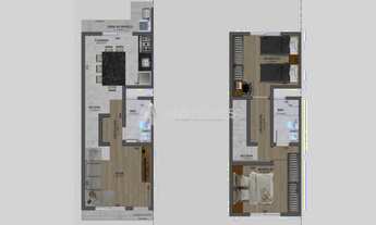 Imagem 2: Sobrado de 2 Quartos com 2 vagas de garagem e 46m² em construção à venda por R$230.000,00
