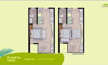 Imagem 7: # Apartamento venda com 30 metros quadrados com 1 quarto em Muro Alto - Ipojuca - PE