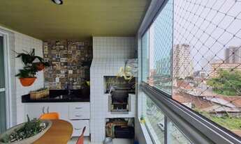 Imagem 4: Lindo Apartamento com sacada gourmet vista mar próximo praia 2 dormitórios 1 suíte - Praia