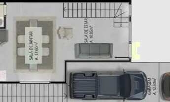 Imagem 7: Sobrado para Venda em Palhoça, São Sebastião, 3 dormitórios, 1 suíte, 2 banheiros, 2 vagas