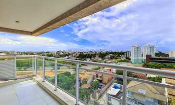 Imagem 4: Apto 02 qts (sala estendida), sol da manhã, vista mar - Quintas da Glória