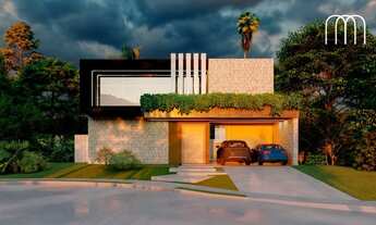 Imagem 1: Jardins Bolonha sobrado alto padrão a venda com 4 suítes em condomínio fechado