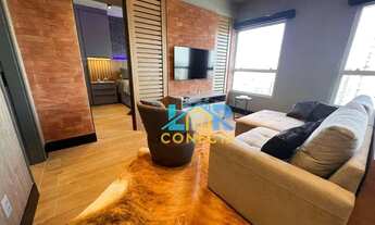 Imagem 3: Apartamento com 1 dormitório para alugar, 74 m² por R$ 6.900/mês - Embaré - Santos/SP