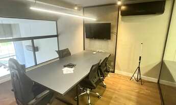 Imagem 6: Sala comercial de 170m2 mobiliada