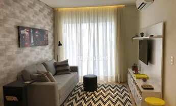 Imagem 2: Apartamento com 1 dormitório para alugar, 52 m² por R$ 5.770,00/mês - Alphaville - Barueri