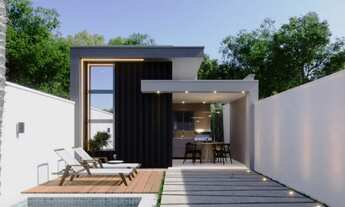 Imagem 2: Casa plana solta com três quartos sendo dois suítes - Aquiraz - 103m²