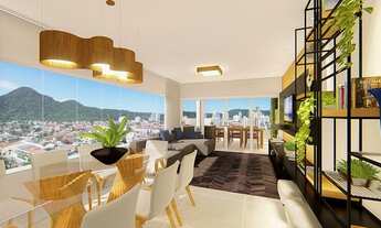 Imagem 2: Apartamento com 3 dormitórios à venda, 132 m² por R$ 1.226.759,00 - Canto do Forte - Praia