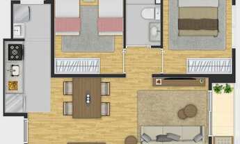 Imagem 3: 2 dorms + sacada com vaga no melhor da Nova Petropolis em SBC