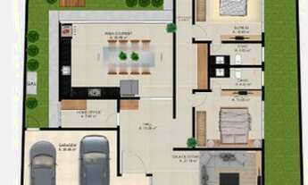 Imagem 3: Casa de condomínio para venda possui 210 metros quadrados com 3 quartos