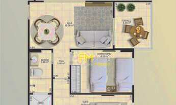 Imagem: Apartamento com 2 dormitórios à venda