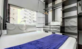 Imagem 2: Residencial no VN Novo Higienópolis estilo studio disponível para locação com 15m² mobilia