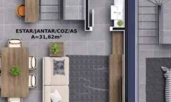 Imagem 4: Apartamento para venda tem 59 metros quadrados com 1 quarto em Ribeirão da Ilha - Florianó