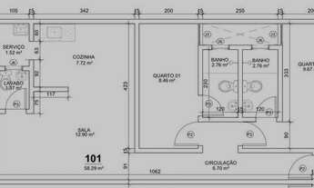 Imagem 3: Apartamento novinho 58m, próximo ao Tagua Shopping