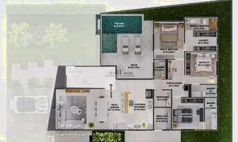 Imagem 4: Casa Térrea Jardins Bolonha - 4 suítes, Casa em Condomínio