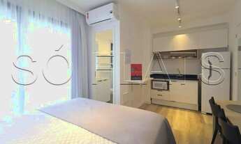 Imagem 5: Flat estilo Studio disponível para locação no bairro de Pinheiros ele contém 24m² e 1 dorm