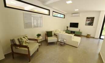 Imagem 4: Sobrado para aluguel possui 180 m2 com 3 suites e piscina privativa