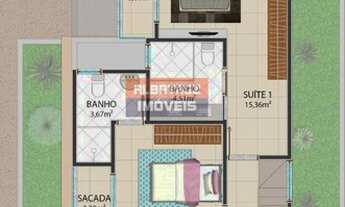 Imagem 5: Casa para Venda em Florianópolis, Campeche, 3 dormitórios, 1 suíte, 3 banheiros, 1 vaga