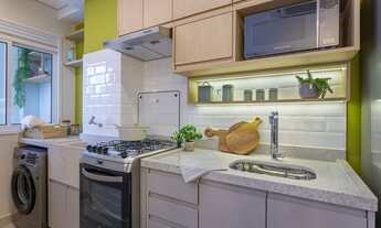 Imagem 2: Apartamento para venda possui 47 metros quadrados com 2 quartos em Campestre - Santo André