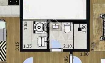 Imagem 2: Apartamento à venda, 1 quarto, Jardim Nordeste - São Paulo/SP