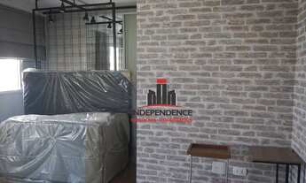 Imagem 2: Apartamento com 1 dormitório para alugar, 32 m² por R$ 2.715,00/mês - Jardim Aquarius - Sã