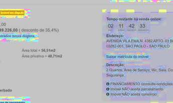 Imagem 2: Apartamento para venda com 49 metros quadrados com 2 quartos em Vila Ema - São Paulo - SP