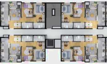 Imagem 4: APARTAMENTO com 3 dormitórios à venda por R$ 362.371,00 no bairro Cidade Industrial - CURI