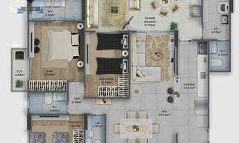 Imagem 2: Incrível apartamento com 03 suítes, no empreendimento mais luxuoso da cidade