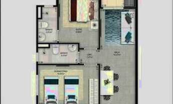 Imagem 3: Apartamento com 2 dormitórios à venda, 64 m² por R$ 395.000,00 - Canto do Forte - Praia Gr