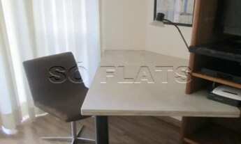 Imagem 4: Flat Saint Denis prox. da Avenida Brigadeiro Faria Lima disponível para locação