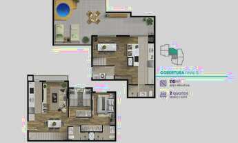 Imagem 3: APARTAMENTO com 1 dormitório à venda por R$ 414.745,00 no bairro Mercês - CURITIBA / PR