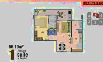 Imagem 6: Apart 2 dorms, Ocian, Entrada R$ 35 Mil, JGA971