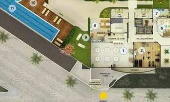 Imagem 5: Apartamento com 86,60m² de área, com varanda gourmet