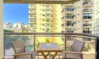 Imagem 2: Flat mobiliado para locação em Ipanema Varanda 80m² 2 Quartos 1 Vaga Portaria 24hs