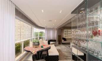 Imagem 7: Apartamento Mobiliado, 3 Suítes, 5 Vagas, 372m², Campo Comprido, Cozinha Gourmet com churr