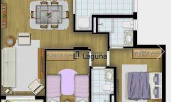 Imagem 2: Apartamento com 2 dormitórios à venda, 62 m² por R$ 385.000,00 - Vila Léa - Santo André/SP